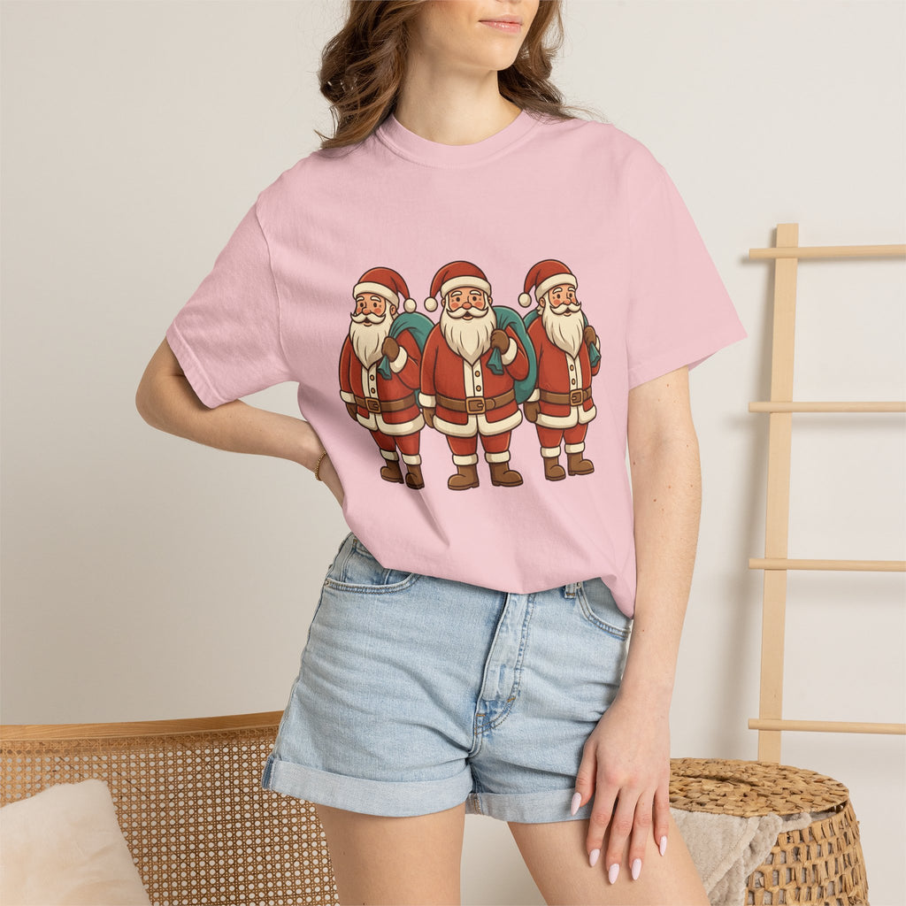 Santa Claus Shirt Christmas Holiday Gift Women Cartoon Tee Kris Kringle T-Shirt Christmas Fan Comic Tshirt Celebration Graphic Vintage Gift