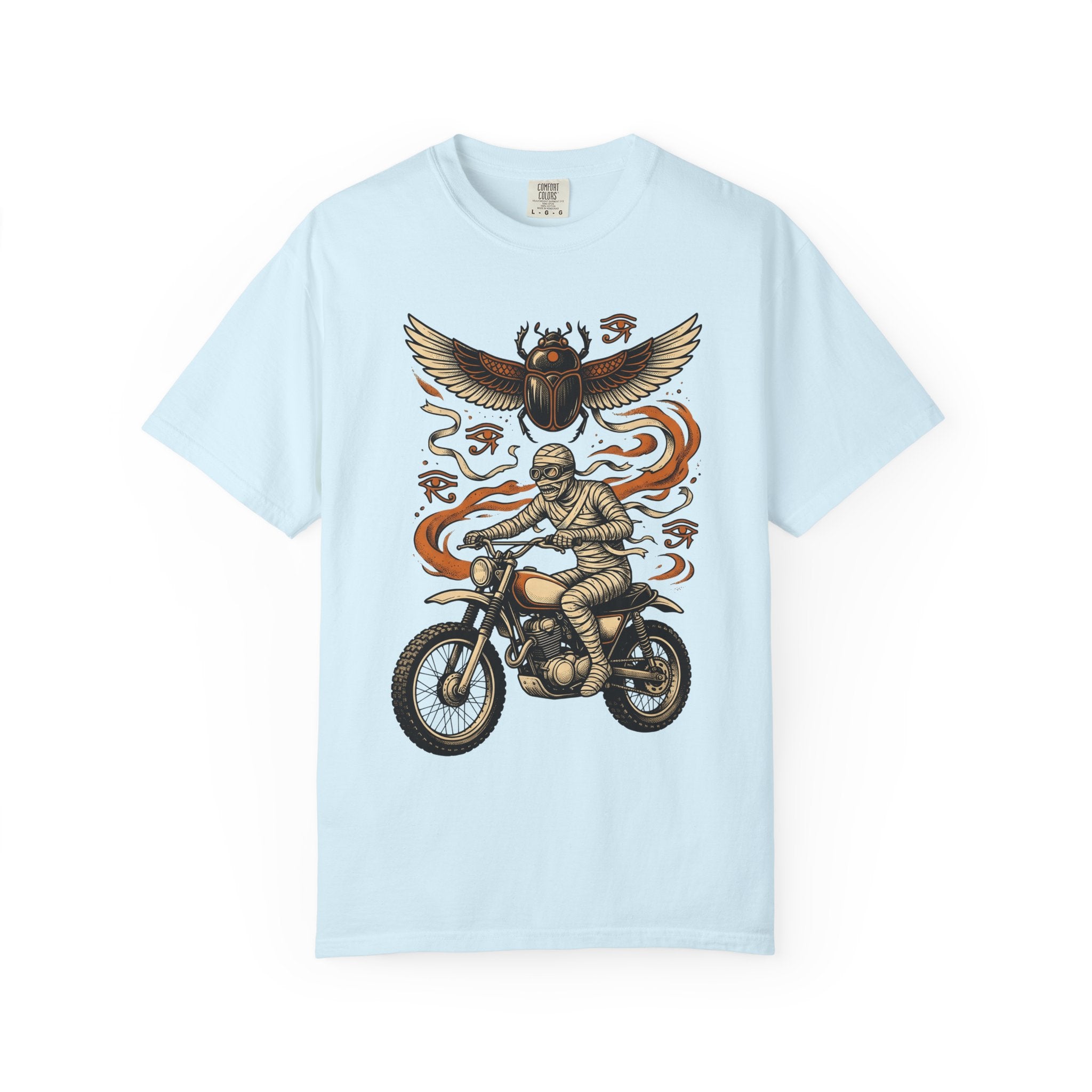 Bandage Rider Shirt Halloween Horror Gift Women Old School Tee Biker T-Shirt Spooky Fan Grunge Tshirt Horror Graphic Classic Scarabee Tshirt