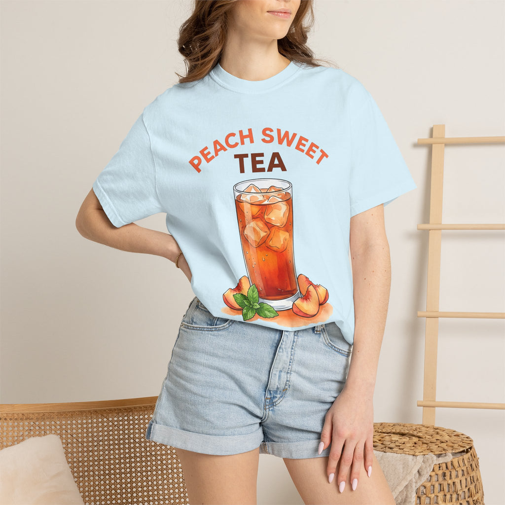 Chilled Tea Glass Shirt Drinks Travel Gift Women Gouache Tee Tea Glass T-Shirt Beverage Fan Watercolor Tshirt Adventure Graphic Line Art