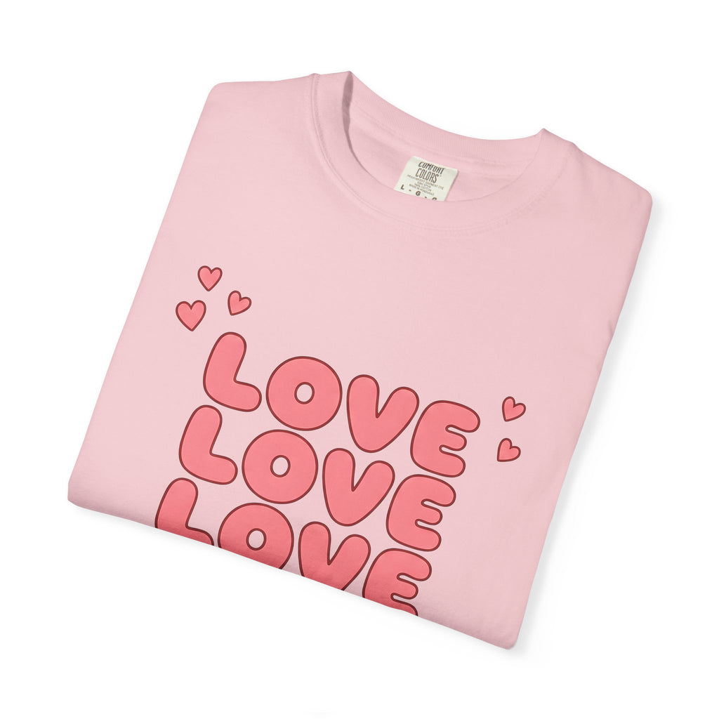 Pink Hearts Shirt Nurse Thanks Gift Women Whimsical Tee Heart T-Shirt Teacher Enthusiast Valentine Tshirt Appreciation Graphic Classic Piled