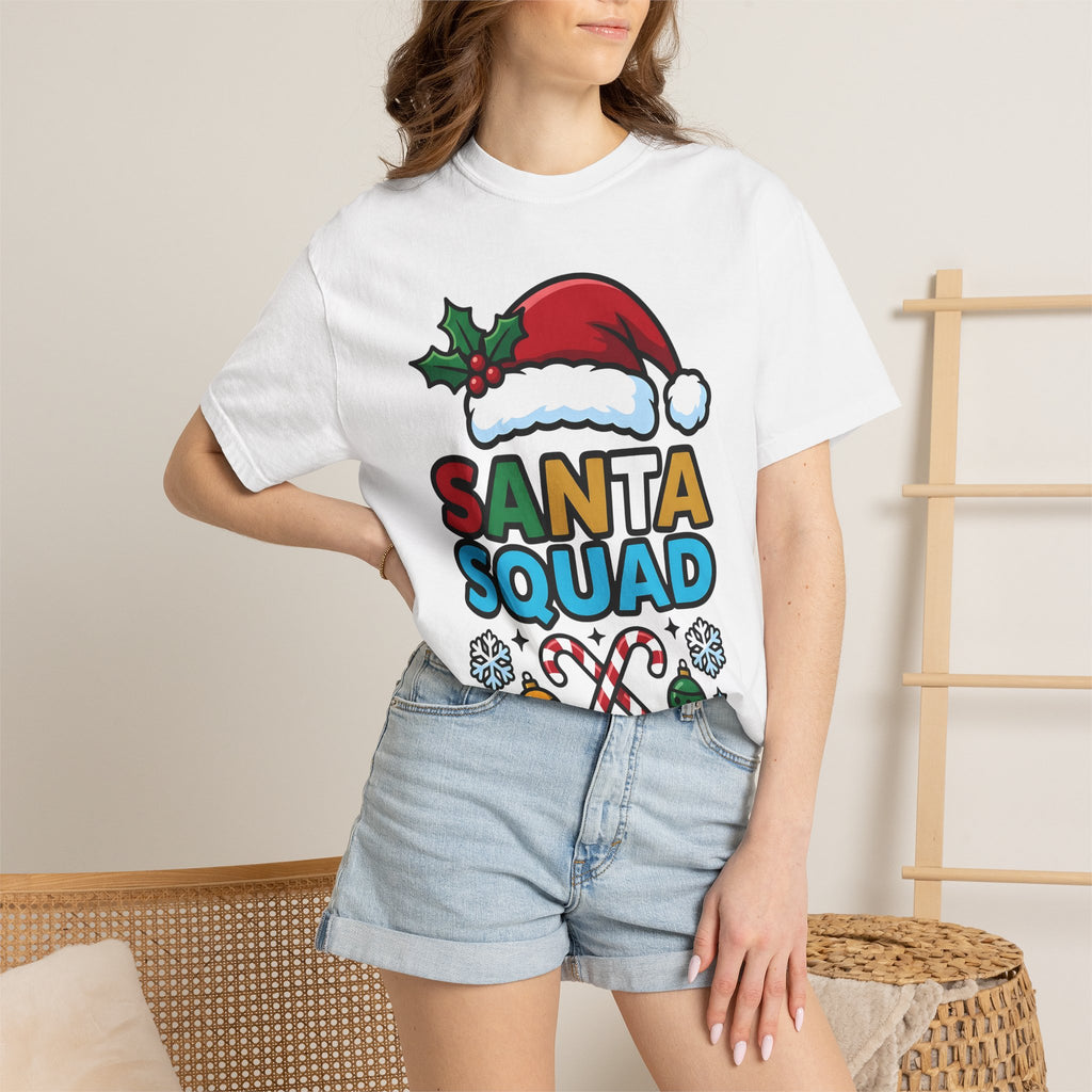 Santa Cap Shirt Christmas Festivity Gift Women Animated Tee Santa Hat T-Shirt Holiday Fan Cartoon Tshirt Celebration Graphic Modern Candy