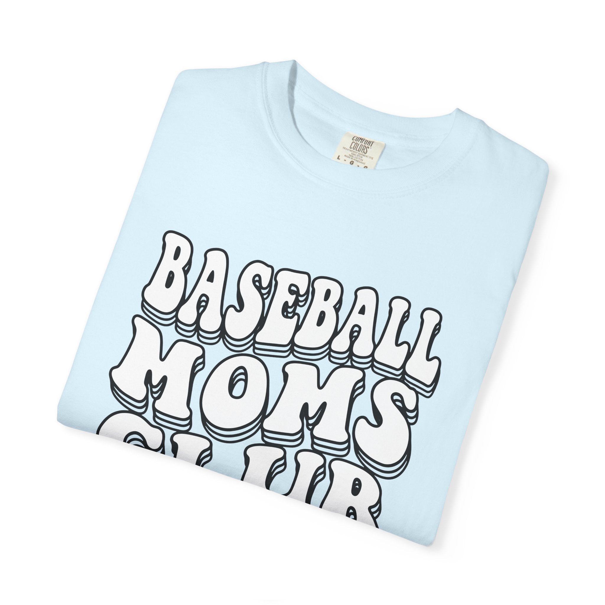 Bold Text Graphic Shirt Baseball Moms Sports Gift Women Retro Tee Graphic T-Shirt Baseball Mom Fan Distressed Tshirt Athletic Design Graphic