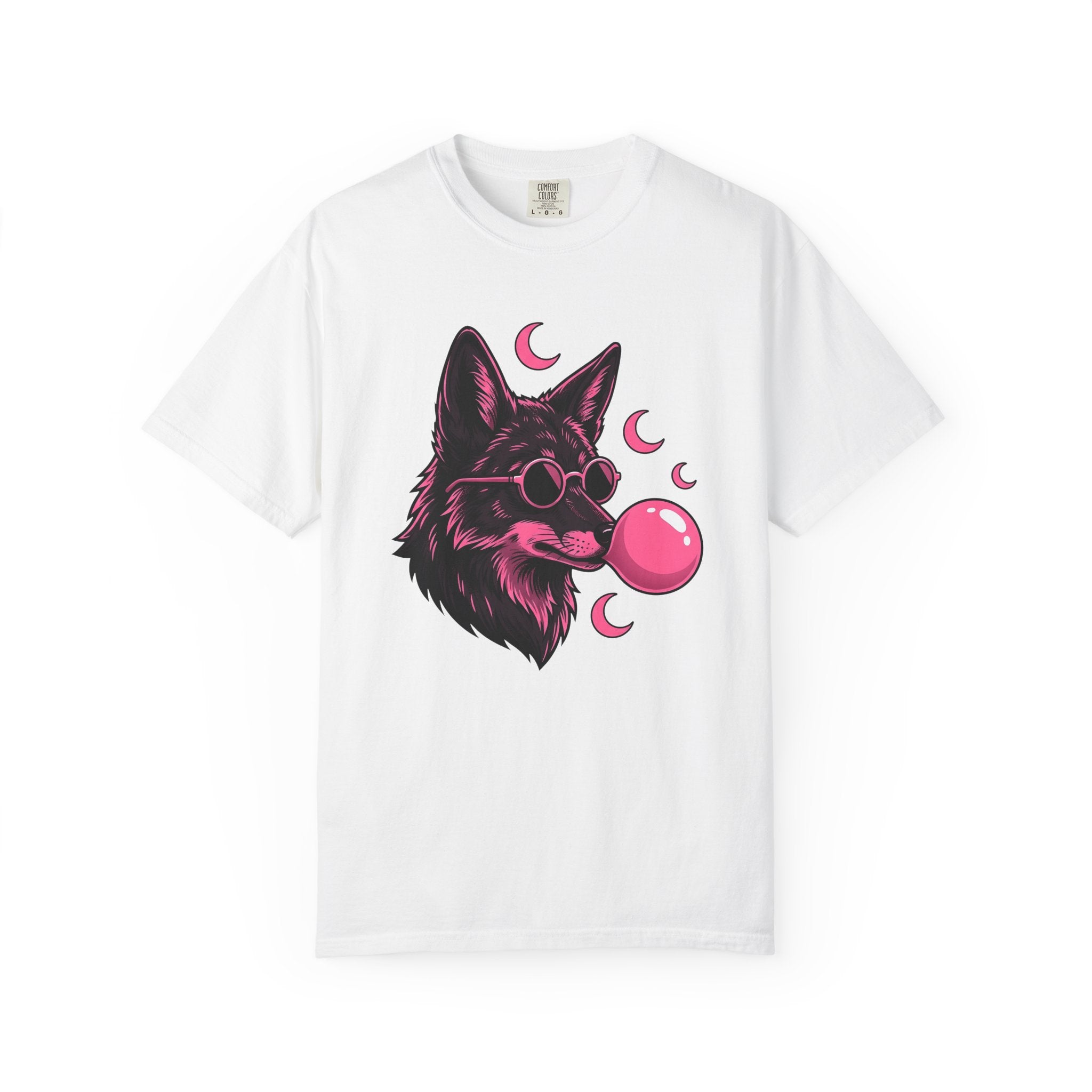 Wolf Sunglasses Shirt Cowgirl Western Gift Women Pop Art Tee Cool Shades T-Shirt Rodeo Fan Vintage Graphic Tshirt Retro Bubblegum Tshirt
