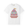 Sailboat Drawing Shirt Cute Ocean Gift Women Cartoon Tee Boat T-Shirt Kawaii Fan Sailing Graphic Tshirt Hand Drawn Cheerful Clouds Tshirt