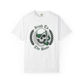 Skull Tobacco Shirt St Patrick's Day Skull Face Gift Women Traditional Tee Chewing Tobacco T-Shirt Shamrock Fan Vintage Tshirt Skull Graphic