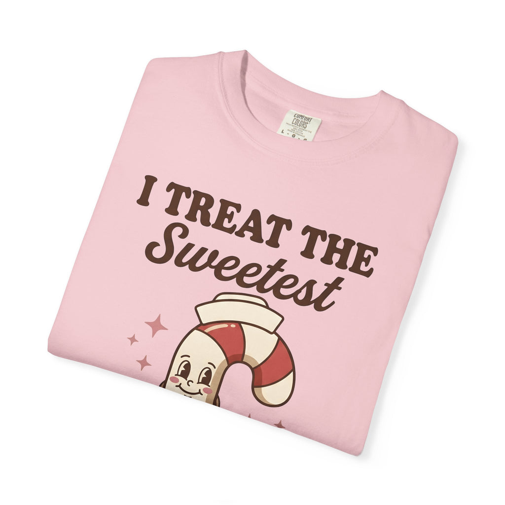 Nurse Candy Cane Shirt Christmas Hospital Gift Women Cute Tee Registered Nurse T-Shirt Xmas Fan Nurse Practitioner Tshirt Medical Center