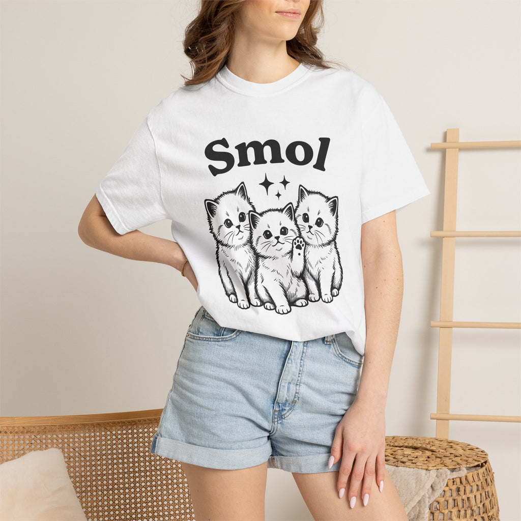 Playful Kittens Shirt Cat Wildlife Gift Women Cartoon Tee Kitten T-Shirt Cat Fan Feline Tshirt Animal Graphic Doodle Twinkles Tshirt