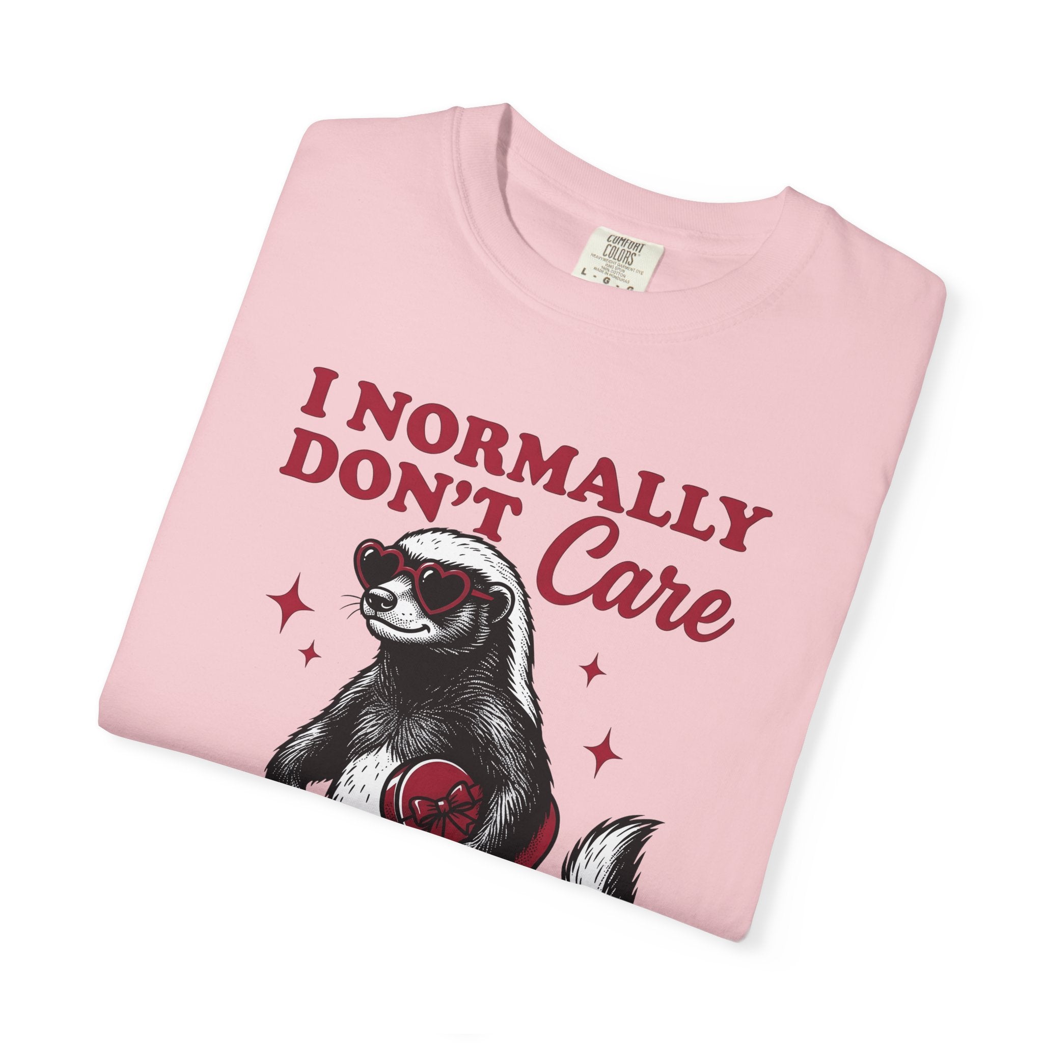 Honey Badger Shirt Valentine Animal Gift Women Hand Drawn Tee Ratel T-Shirt Cupid Fan Illustrated Graphic Tshirt Vintage Heart Sunglasses
