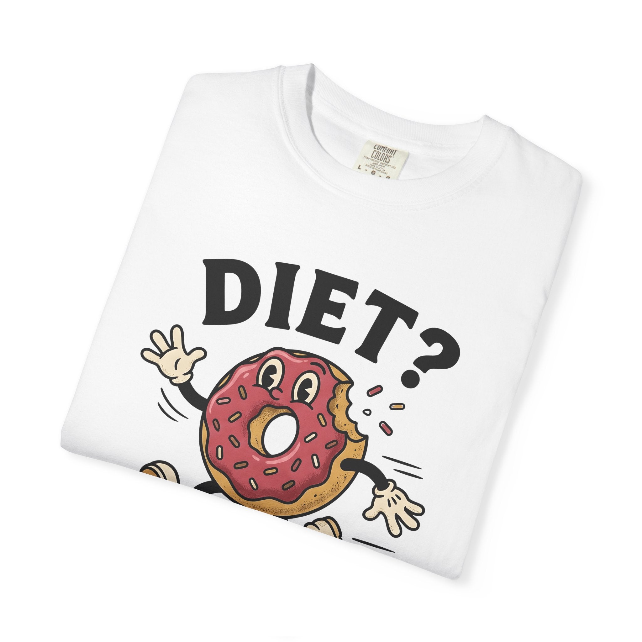 Donut Character Shirt Desserts Humor Gift Women Cartoon Tee Doughnut T-Shirt Pastry Fan Comic Tshirt Funny Graphic Retro Sprinkles Tshirt