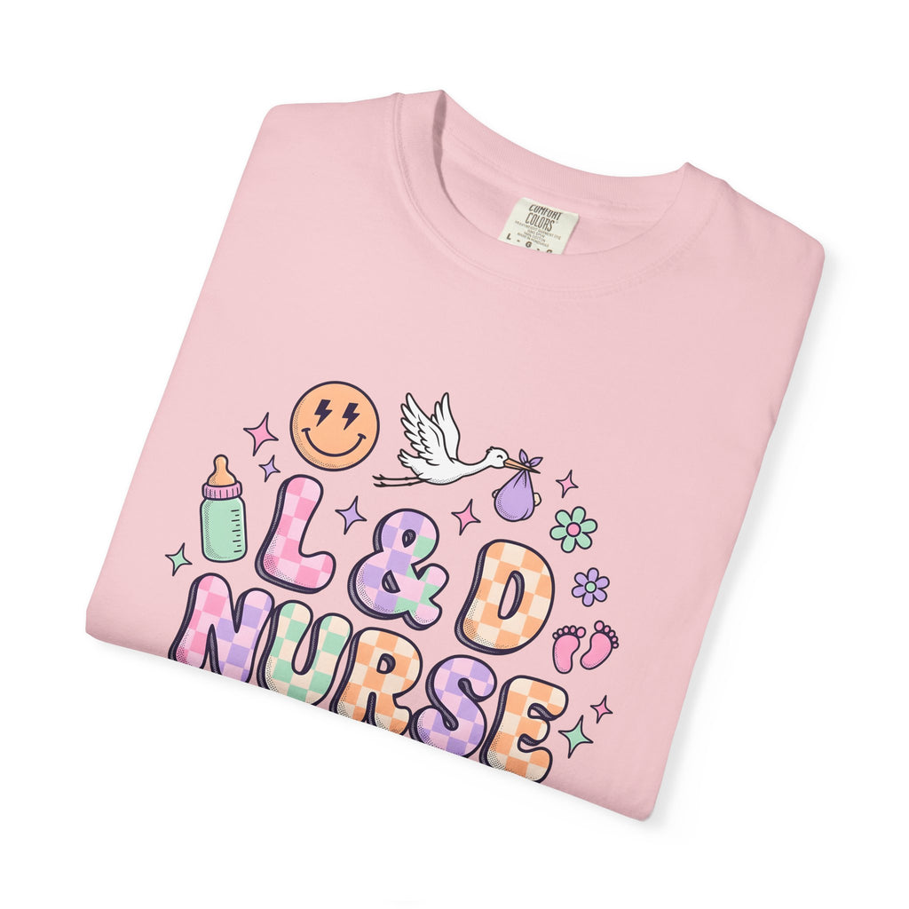 Stork Infant Shirt Nurse Baby Care Gift Women Playful Tee Baby T-Shirt Nursing Enthusiast Cute Tshirt Parenting Graphic Old School Nipple