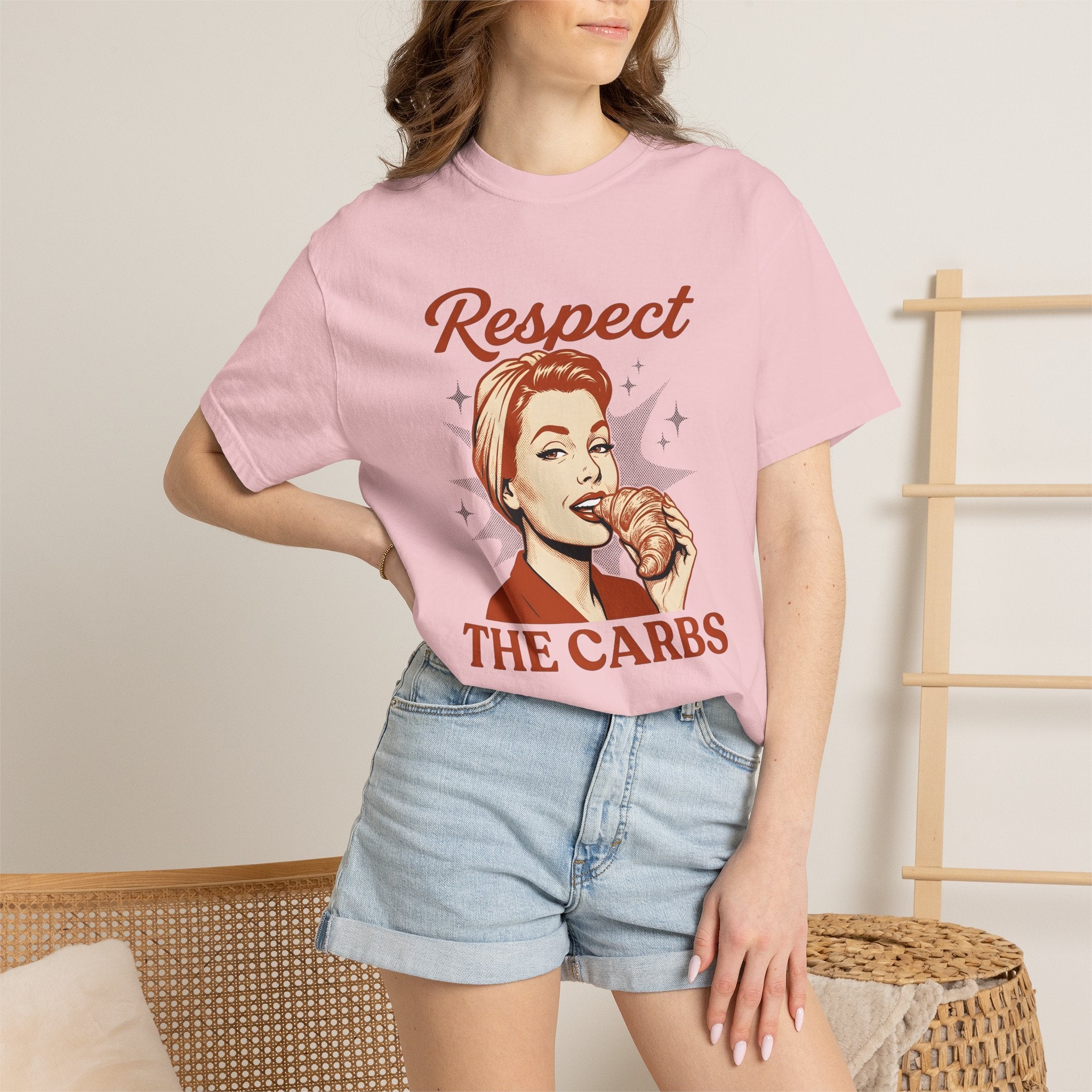 Female Croissant Shirt Desserts Cuisine Gift Women Vintage Tee Croissant T-Shirt Pastry Fan Retro Tshirt Food Graphic Rustic Twinkles Tshirt