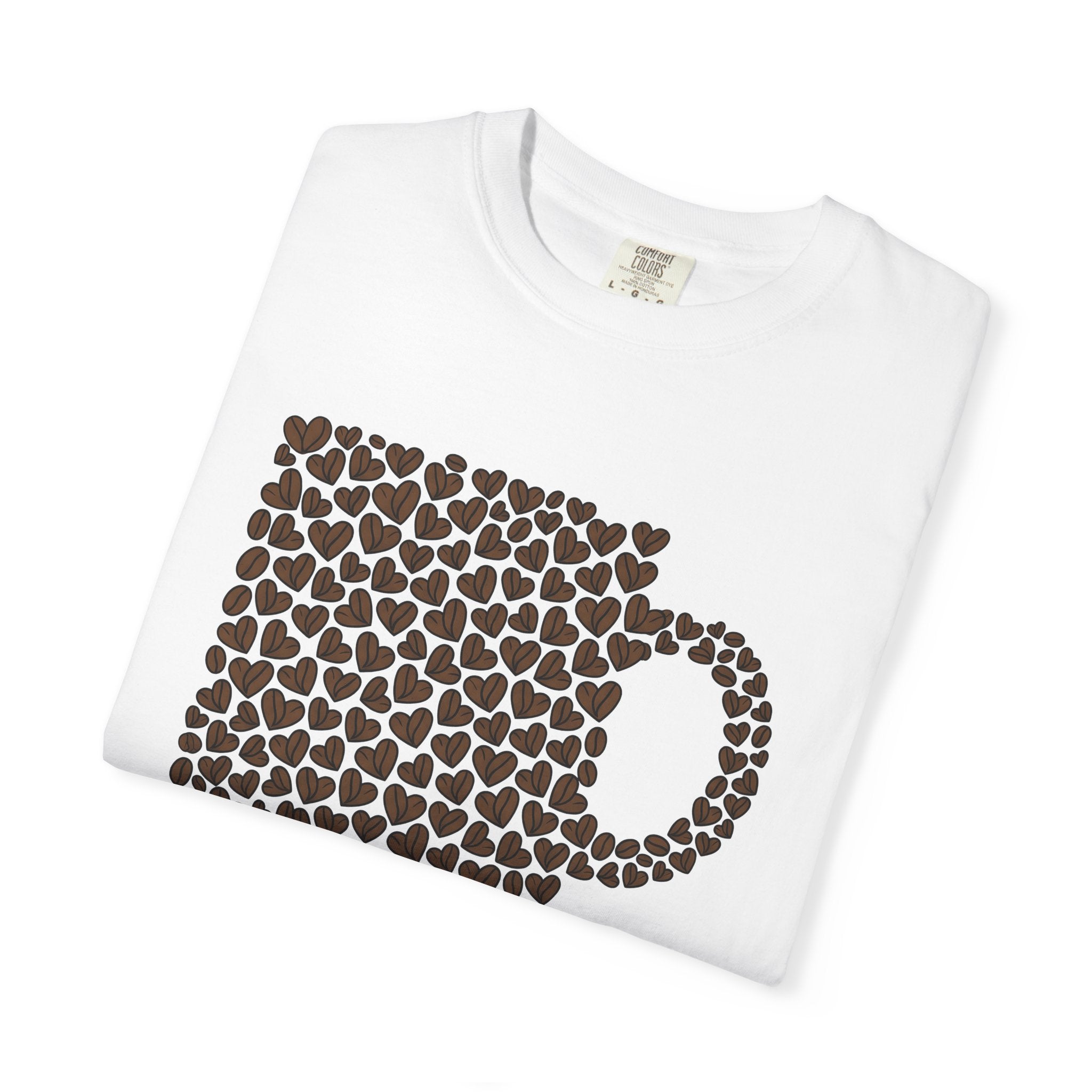 Mug Cup Shirt St Valentines Day Latte Gift Women Hand Drawn Tee Mug T-Shirt Valentine Fan Illustrated Tshirt Coffee Graphic Clean Heart