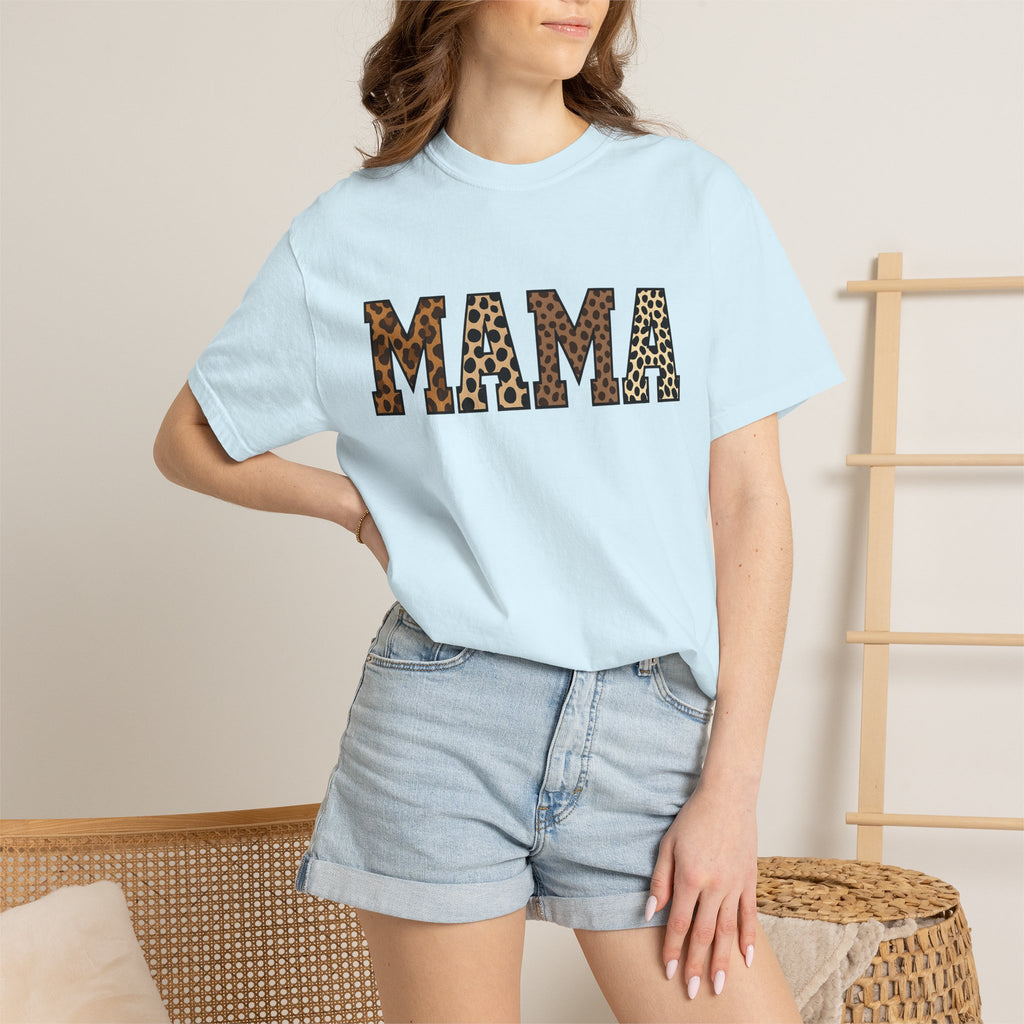 Spotted Print Letters Shirt Moms Critters Gift Women Strong Tee Alphabet T-Shirt Motherhood Fan Bold Tshirt Animal Graphic Old School Wild