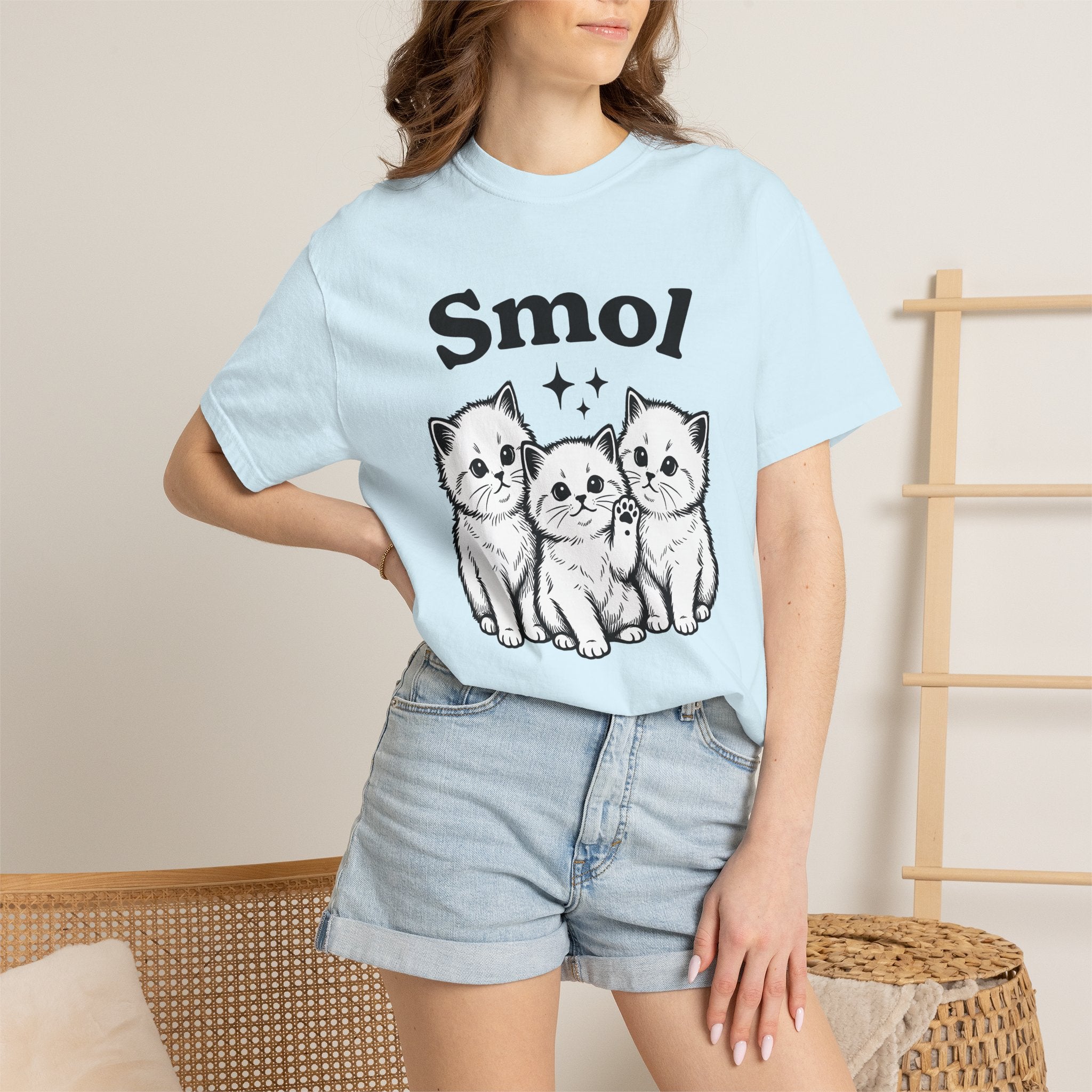 Playful Kittens Shirt Cat Wildlife Gift Women Cartoon Tee Kitten T-Shirt Cat Fan Feline Tshirt Animal Graphic Doodle Twinkles Tshirt