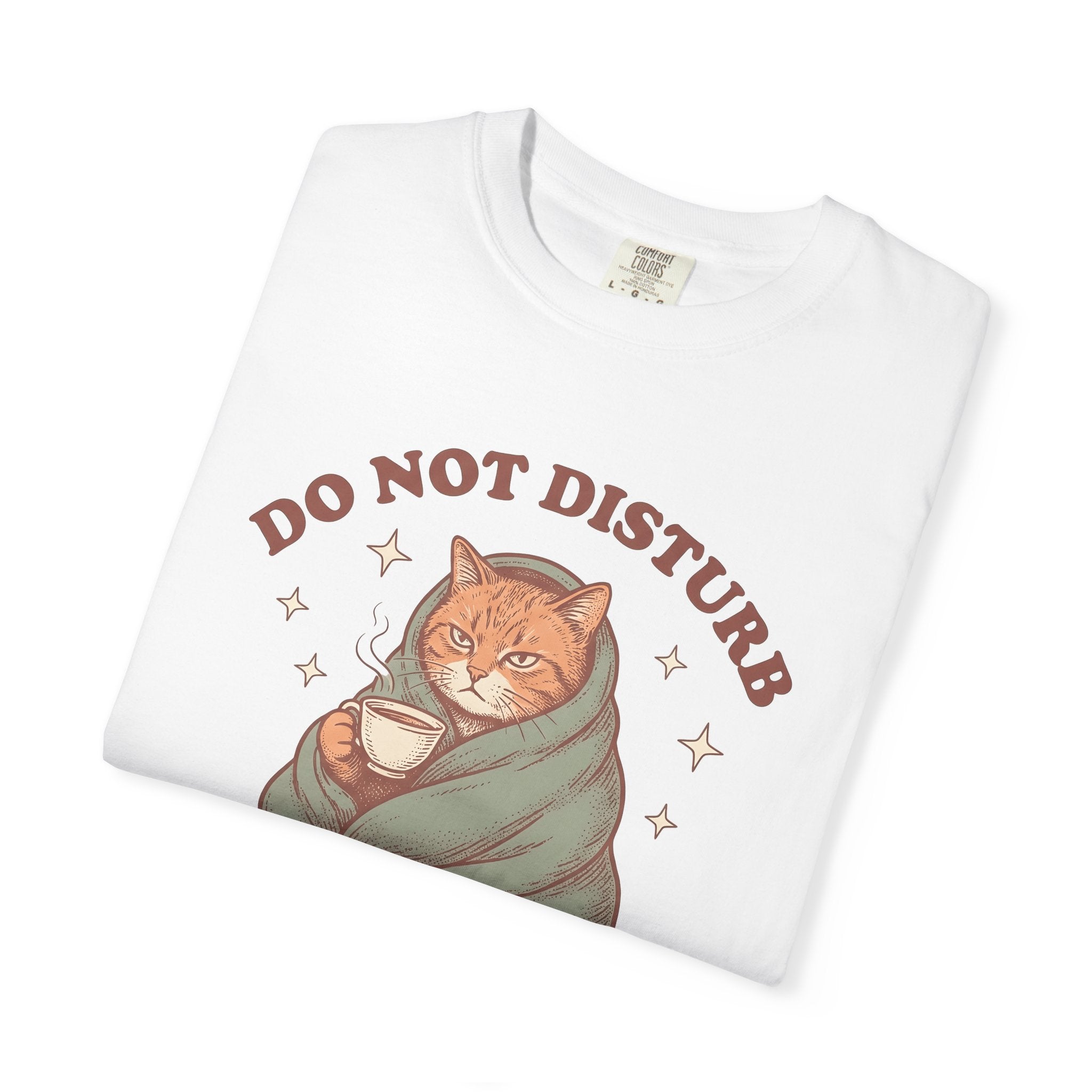 Kitten Blanket Shirt Tea Mammal Gift Women Distressed Tee Baby Blanket T-Shirt Tea Fan Vintage Tshirt Animal Graphic Doodle Cup Tshirt