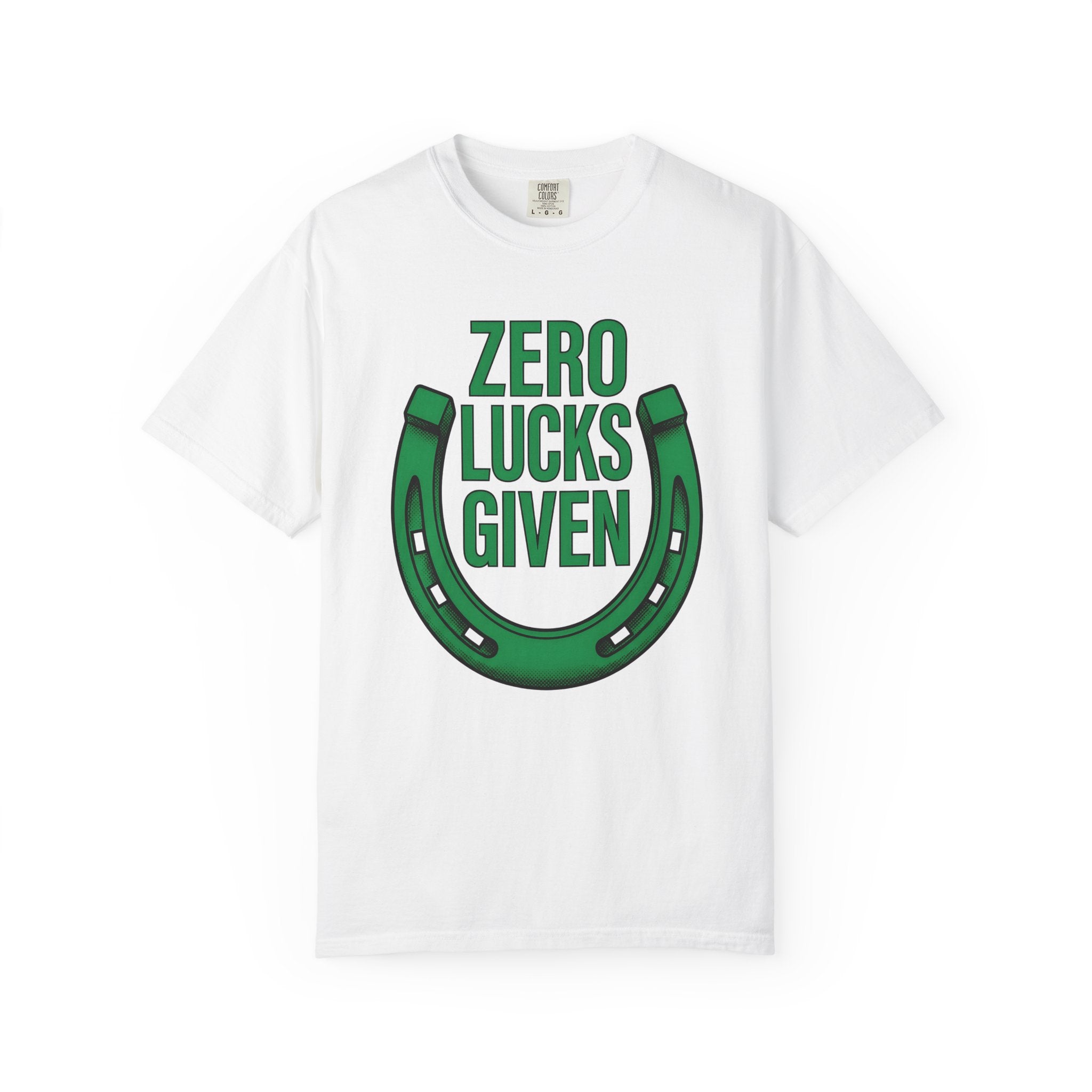 Lucky Horseshoe Shirt St Patrick's Day Event Gift Women Strong Tee Horseshoes T-Shirt Luck Fan Bold Tshirt Party Graphic Old School Joke