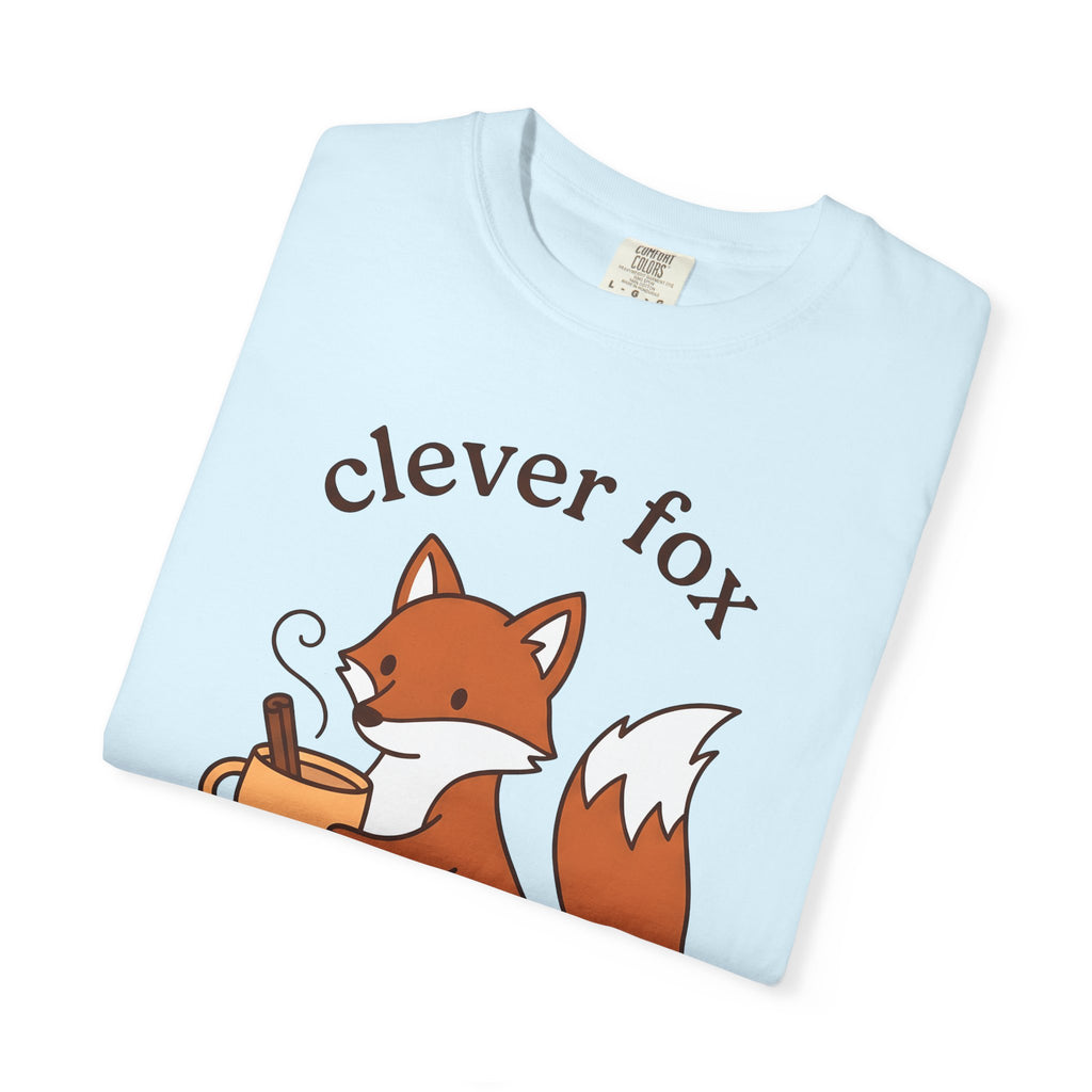 Fox Tea Mug Shirt Coffee Critter Gift Women Kawaii Tee Mug T-Shirt Coffee Fan Animal Graphic Tshirt Sleek Cinnamon Tshirt