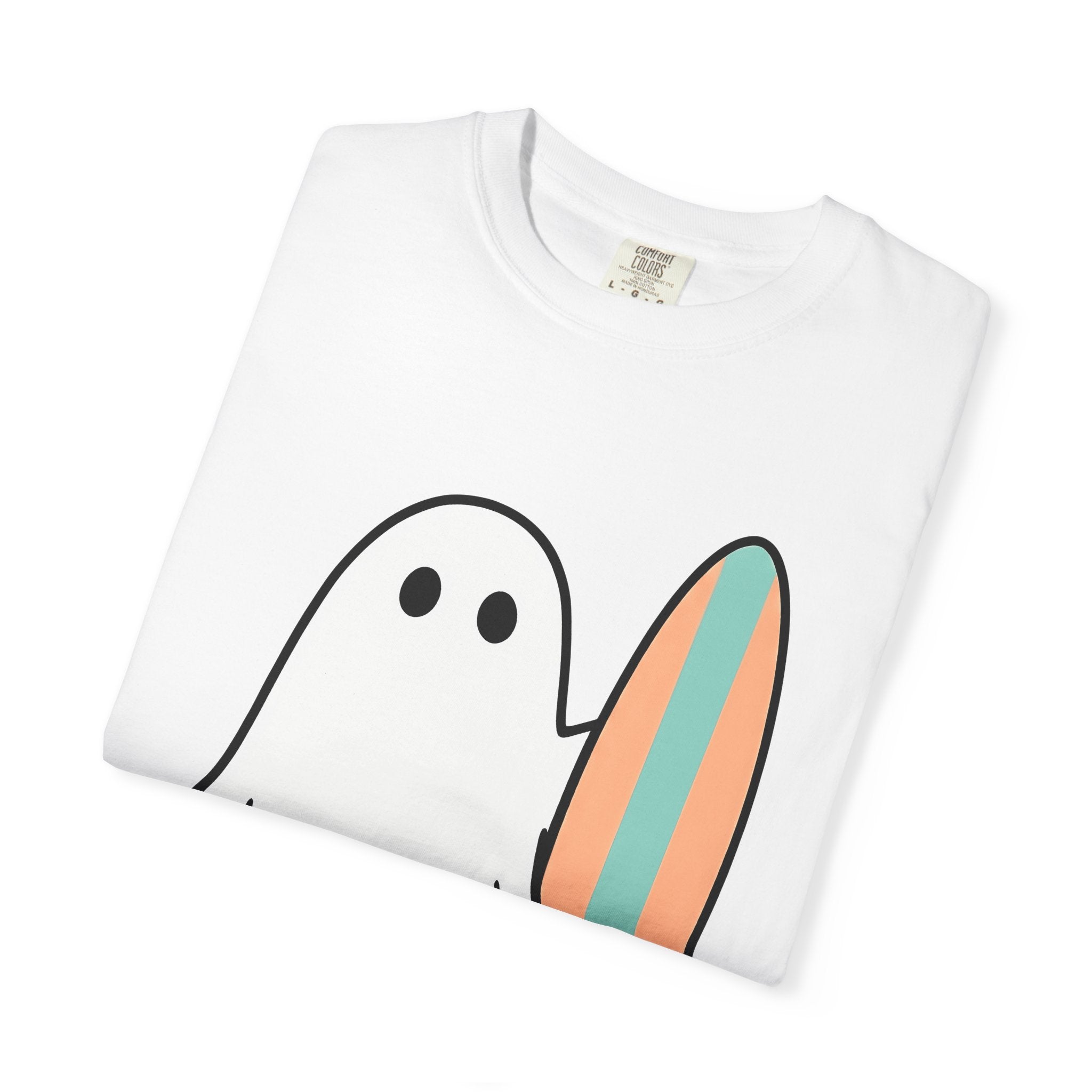 Ghost Wave Shirt Surfing Shore Gift Women Simple Tee Spectral T-Shirt Surfer Fan Coastal Graphic Tshirt Vintage Board Tshirt