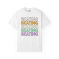 Inline Skating Text Shirt Skating Training Gift Women Vivid Tee Rollerblading T-Shirt Skater Enthusiast Vibrant Tshirt Conditioning Graphic