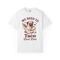 Pug Taco Shirt Valentines Day Dog Gift Women Vintage Tee Taco T-Shirt Valentine Fan Retro Tshirt Dog Graphic Hand Drawn Hearts Tshirt