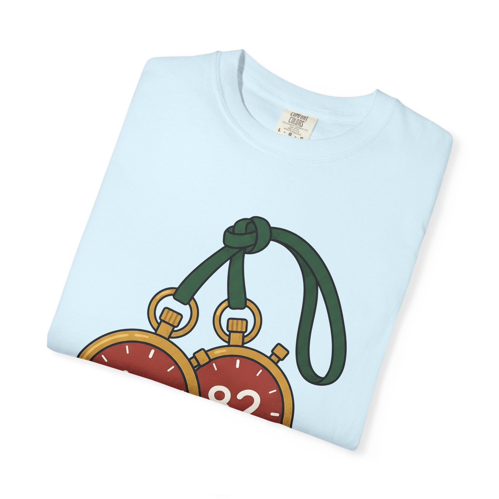 Chronometer Pair Shirt Sports Contender Gift Women Animation Tee Stopwatch T-Shirt Athlete Fan Cartoon Tshirt Challenger Graphic Hand Drawn