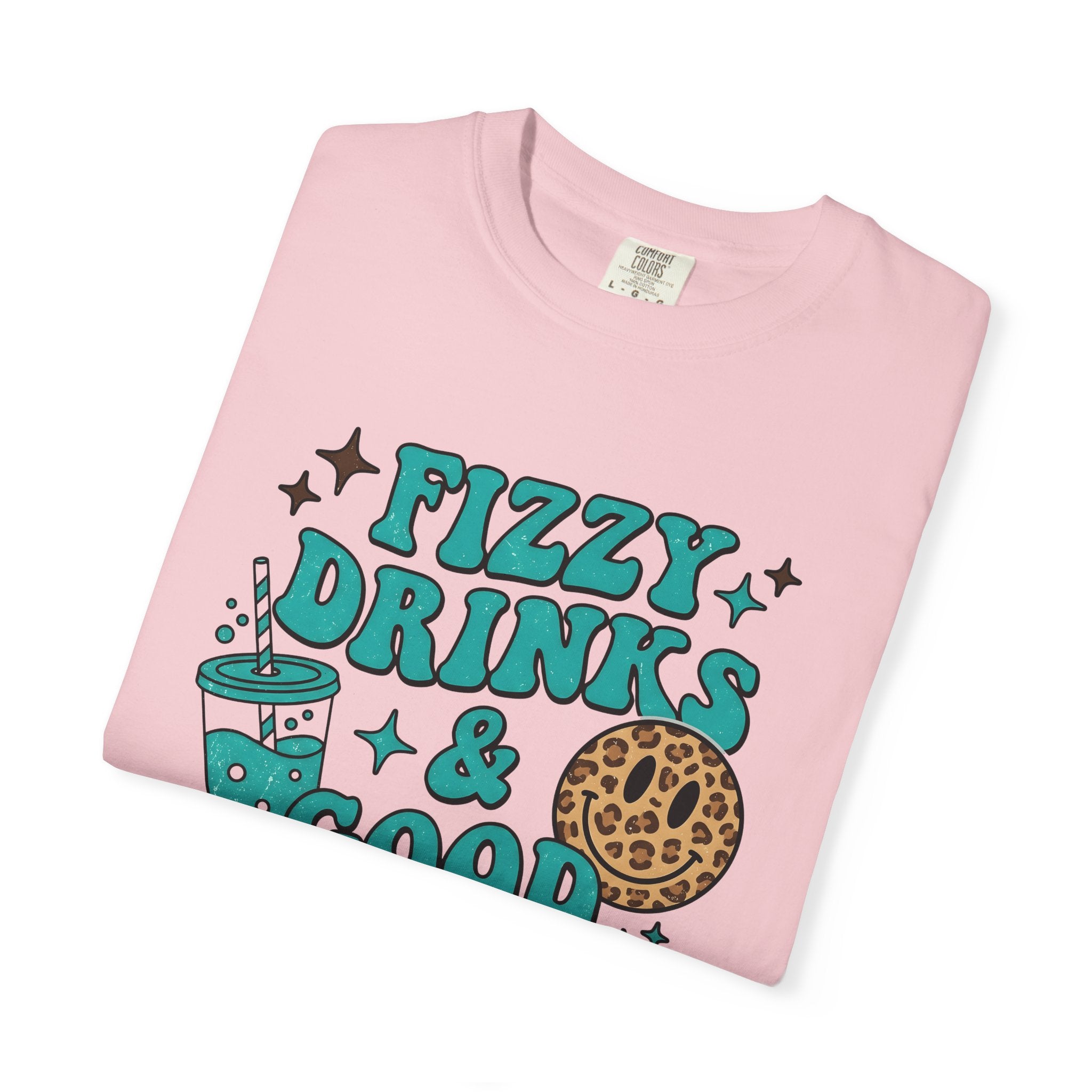 Fizzy Drink Cup Shirt Drinks Encouragement Gift Women Cartoon Tee Soda Cup T-Shirt Beverage Fan Comic Tshirt Motivational Graphic Classic