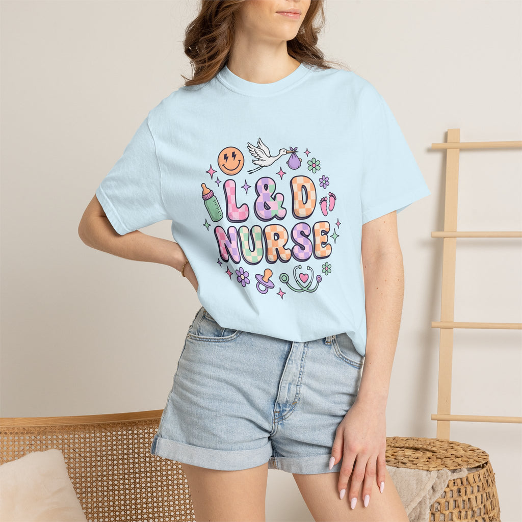 Stork Infant Shirt Nurse Baby Care Gift Women Playful Tee Baby T-Shirt Nursing Enthusiast Cute Tshirt Parenting Graphic Old School Nipple