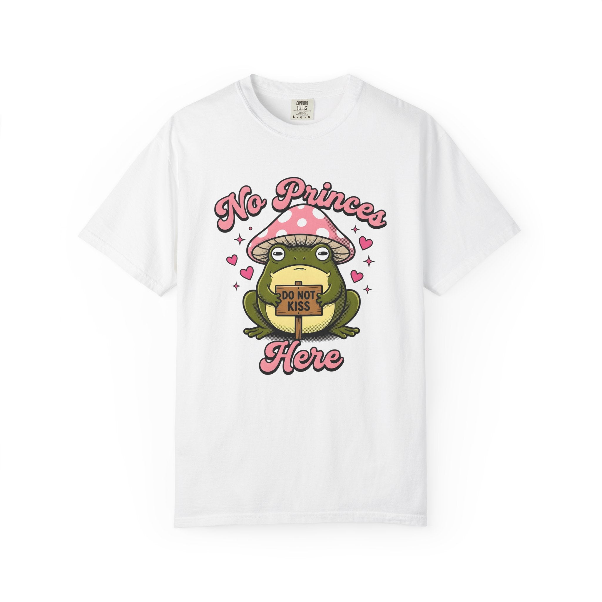 Amphibian Mushroom Shirt Valentines Day Pets Gift Women Line Art Tee Toadstool T-Shirt Valentine Fan Fungus Tshirt Animal Graphic Old School