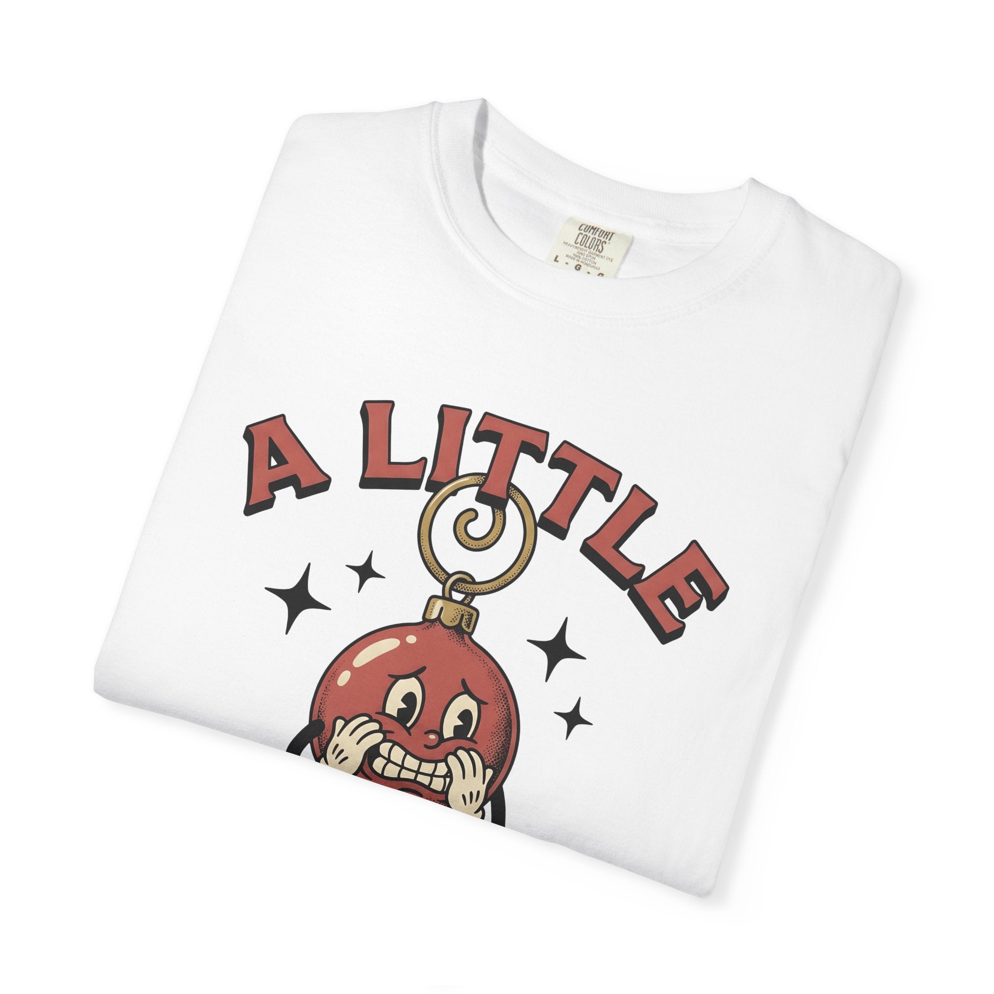 Cartoon Decoration Shirt Christmas Jokes Gift Women Nostalgic Tee Ornament T-Shirt Xmas Fan Vintage Tshirt Pun Graphic Throwback Twinkles