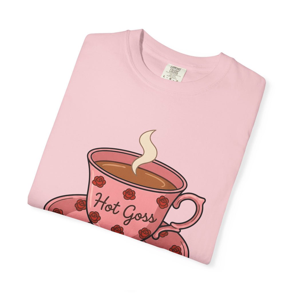 Rose Teacup Shirt Valentines Day Friendship Gift Women Cartoon Tee Teacup T-Shirt Valentine Fan Comic Tshirt Bff Graphic Retro Floral
