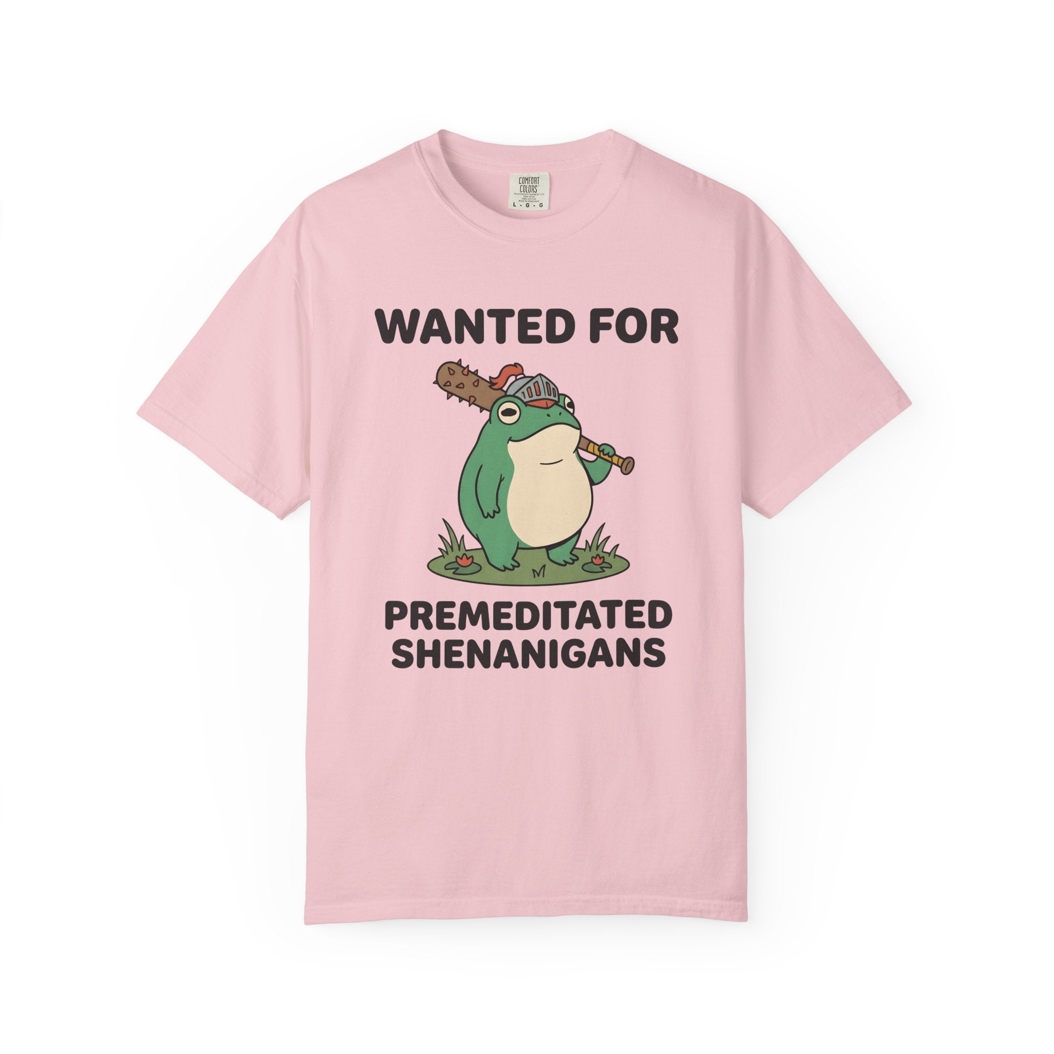 Amphibian Soldier Shirt Funny Critter Gift Women Graphic Tee Frog T-Shirt Humor Fan Illustrated Tshirt Creature Graphic Line Art Spiked