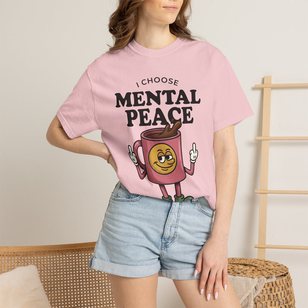 Hot Coffee Character Shirt Coffee Gag Gift Women Line Art Tee Coffee T-Shirt Coffee Fan Minimalist Tshirt Prank Graphic Old School Smile