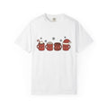 Adorable Hot Chocolate Mugs Shirt Christmas Holiday Gift Women Cartoon Tee Hot Chocolate Mugs T-Shirt Xmas Fan Comic Tshirt Seasonal Graphic