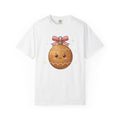 Gingerbread Decoration Shirt Christmas Festive Gift Women Cute Tee Cookie Decorating T-Shirt Xmas Fan Holiday Graphic Tshirt Comic Ribbon