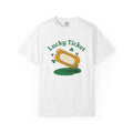 Lottery Ticket Shirt St Patrick's Day Fortune Gift Women Rustic Tee Raffle T-Shirt Irish Fan Lucky Tshirt Prosperity Graphic Antique Clover