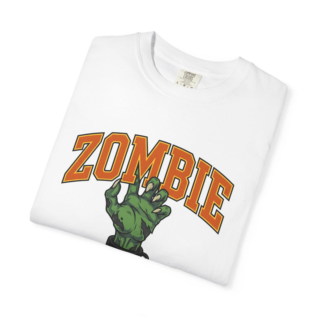 Undead Hand Shirt Halloween Thriller Gift Women Comic Tee Zombie Hand T-Shirt Horror Fan Cartoon Tshirt Suspense Graphic Thriller Graphic