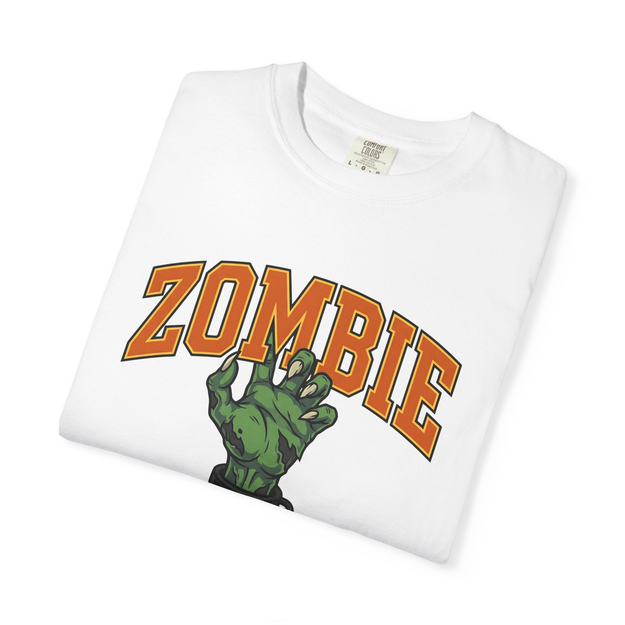 Undead Hand Shirt Halloween Thriller Gift Women Comic Tee Zombie Hand T-Shirt Horror Fan Cartoon Tshirt Suspense Graphic Thriller Graphic