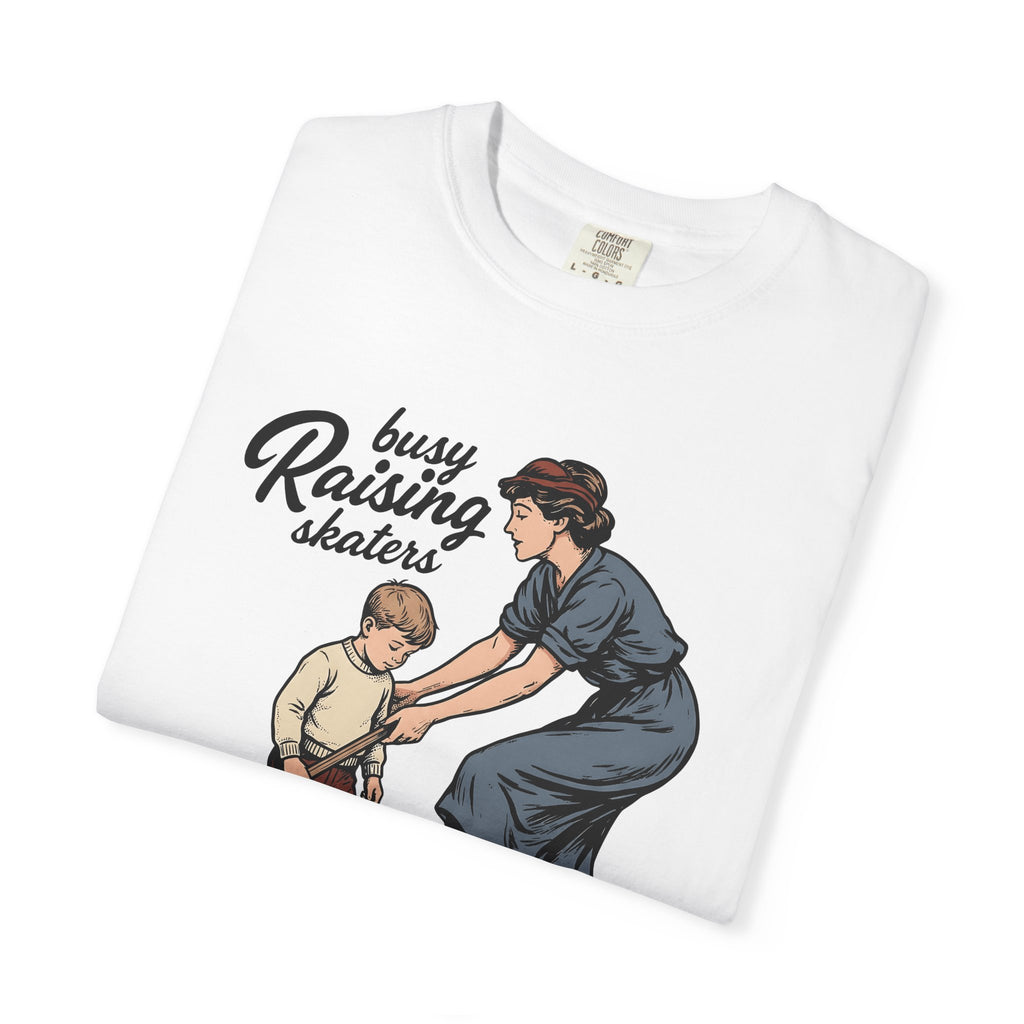 Mother Child Hockey Shirt Moms Hockey Gift Women Retro Tee Hockey Mom T-Shirt Mom Fan Vintage Tshirt Hockey Graphic Sketch Hockey Stick