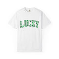 Shamrock Design Shirt St Patrick's Day Celebration Gift Women Vivid Tee Shamrock T-Shirt St Patricks Fan Colorful Tshirt Party Graphic