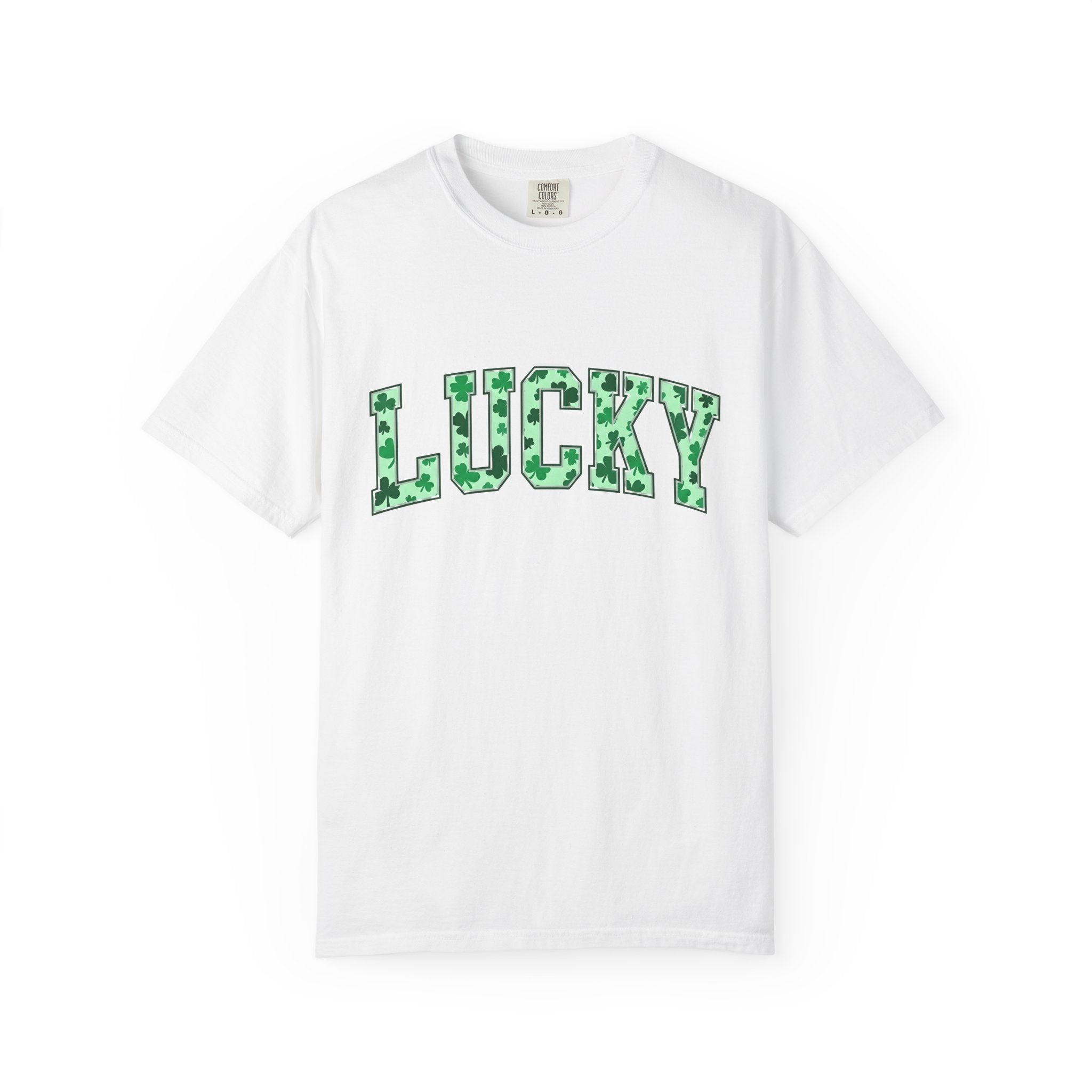 Shamrock Design Shirt St Patrick's Day Celebration Gift Women Vivid Tee Shamrock T-Shirt St Patricks Fan Colorful Tshirt Party Graphic