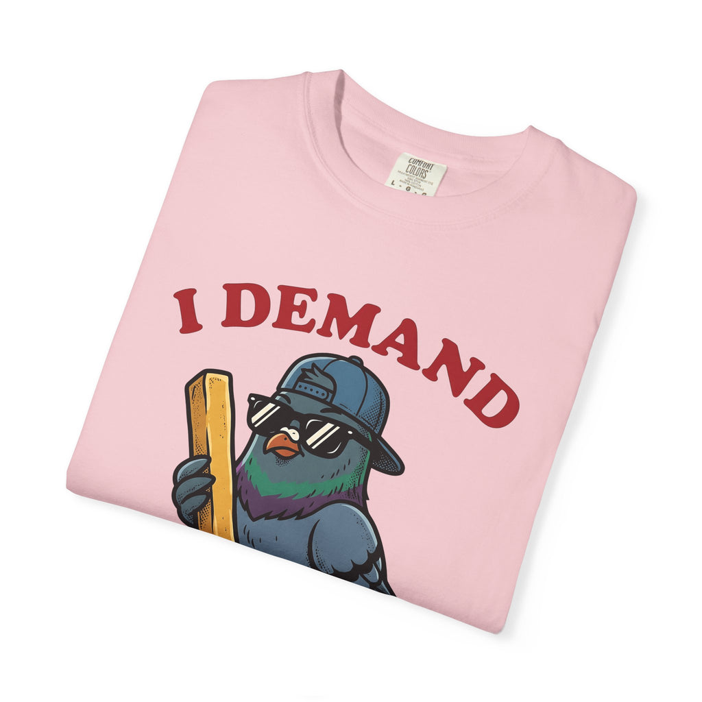 Pigeon Bread Shirt Funny Foodie Gift Women Cartoon Tee Birdseed T-Shirt Humor Fan Comic Tshirt Gourmet Graphic Retro Sunglasses Tshirt
