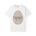 Easter Egg Shirt Easter Festivity Gift Women Bold Tee Easter Egg T-Shirt Easter Fan Graphic Design Old School Knot Tshirt
