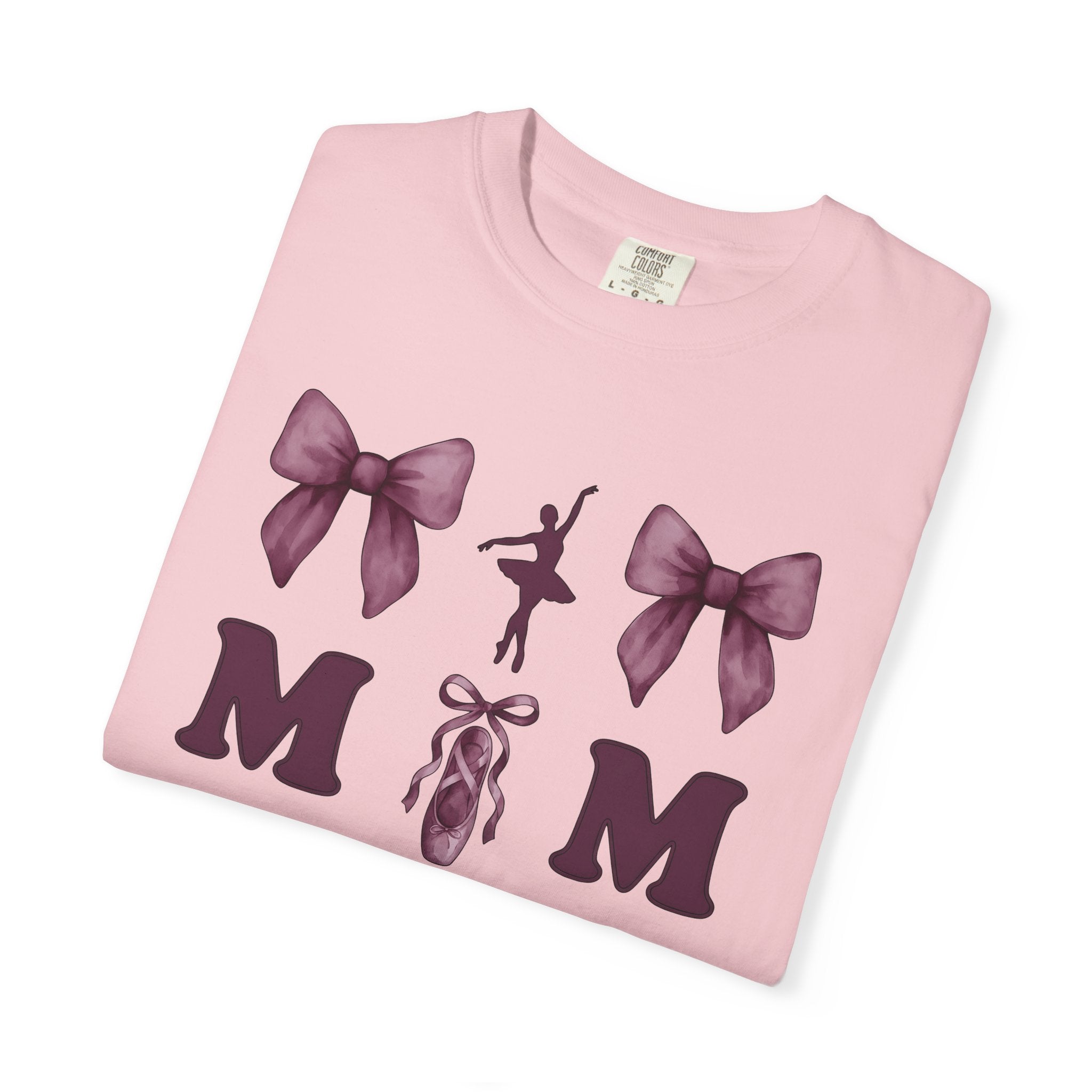 Ballet Dancer Shirt Moms Performance Gift Women Painted Tee Dancer T-Shirt Mom Enthusiast Illustrated Design Show Graphic Tie Tshirt