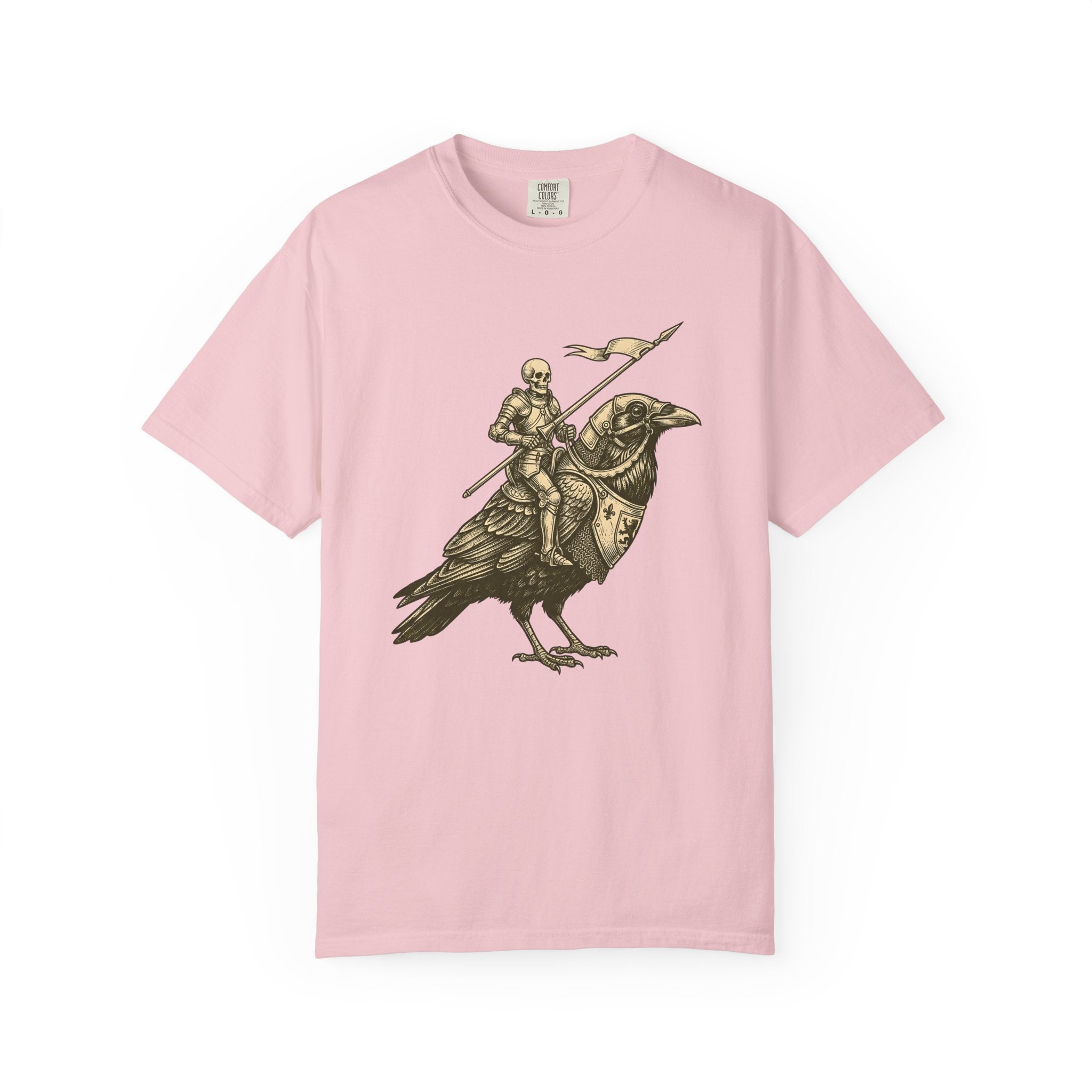 Bony Fighter Raven Shirt Halloween Legend Gift Women Horror Tee Crow T-Shirt Horror Fan Dark Tshirt Mythic Graphic Classic Protective Gear