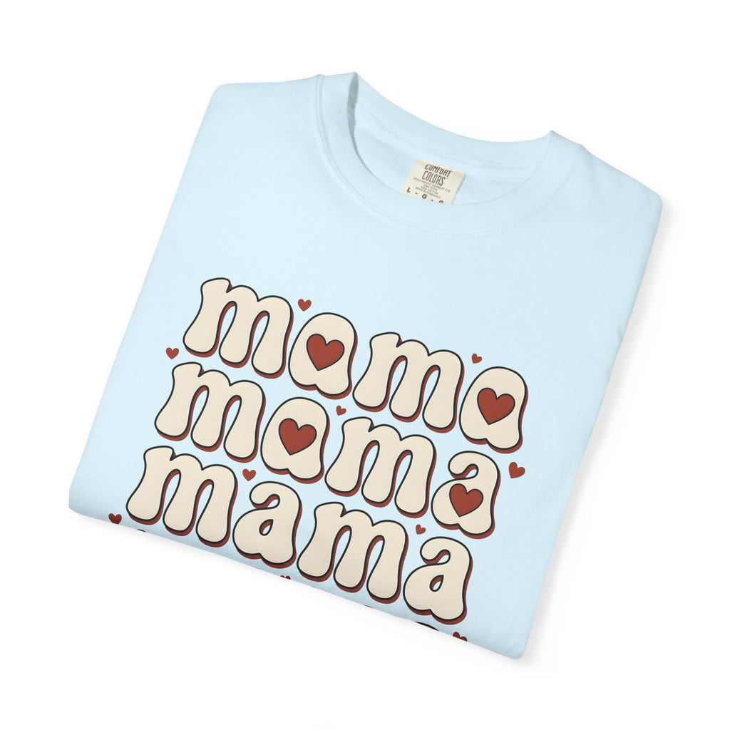 Old School Mom Text Shirt St. Valentine's Day Caregiver Gift Women Retro Tee Mom Shirt Valentine's Day Enthusiast Vintage Tshirt Nanny