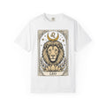 Lion Tarot Card Shirt Boho Chic Zodiac Gift Women Boho Tee Tarot T-Shirt Hippie Fan Bohemian Tshirt Astrology Graphic Vintage Stars Tshirt