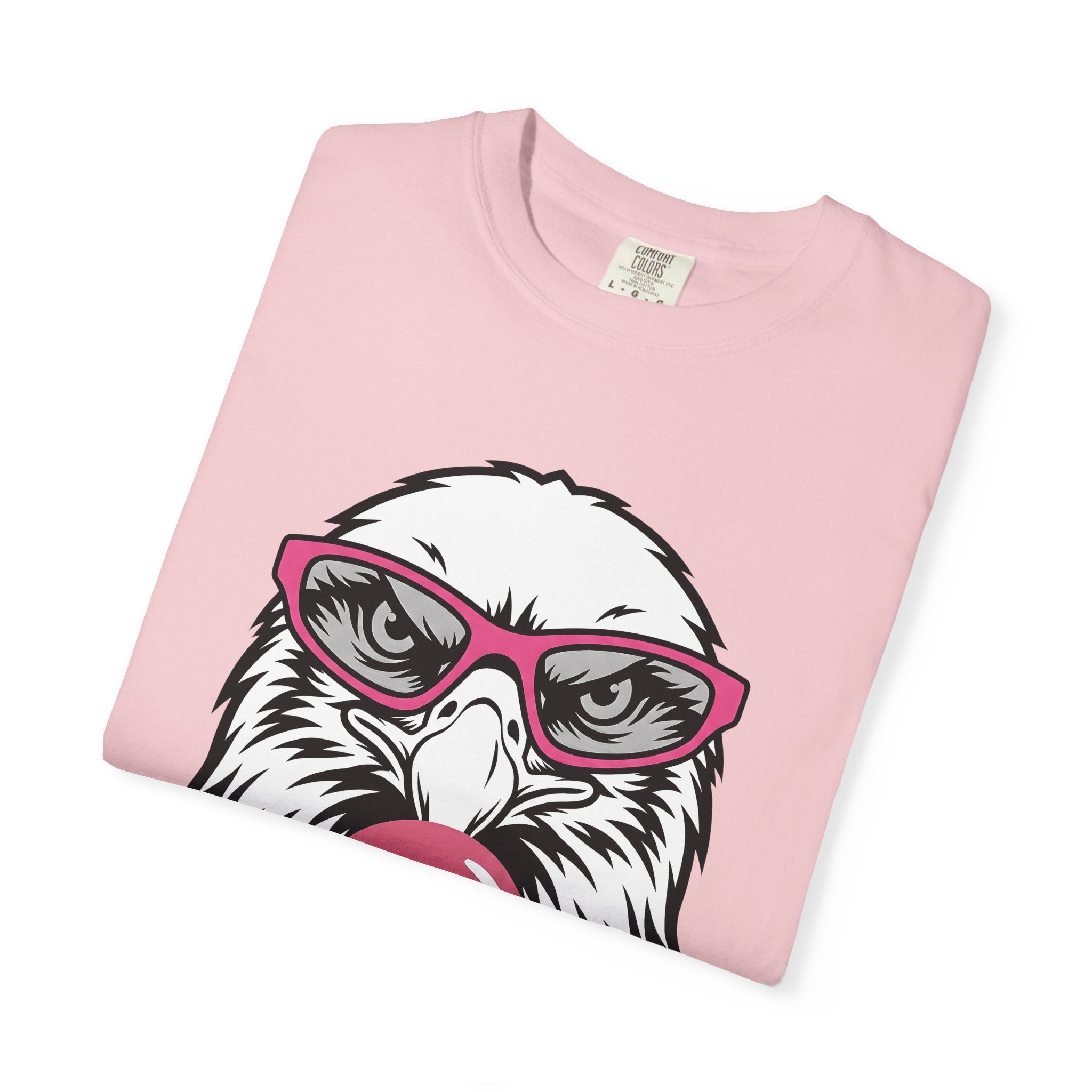 Eagle Goggles Shirt Animals Funny Gift Women Cartoon Tee Bald Eagle T-Shirt Wildlife Fan Toon Tshirt Humor Graphic Sketch Bubble Gum Tshirt
