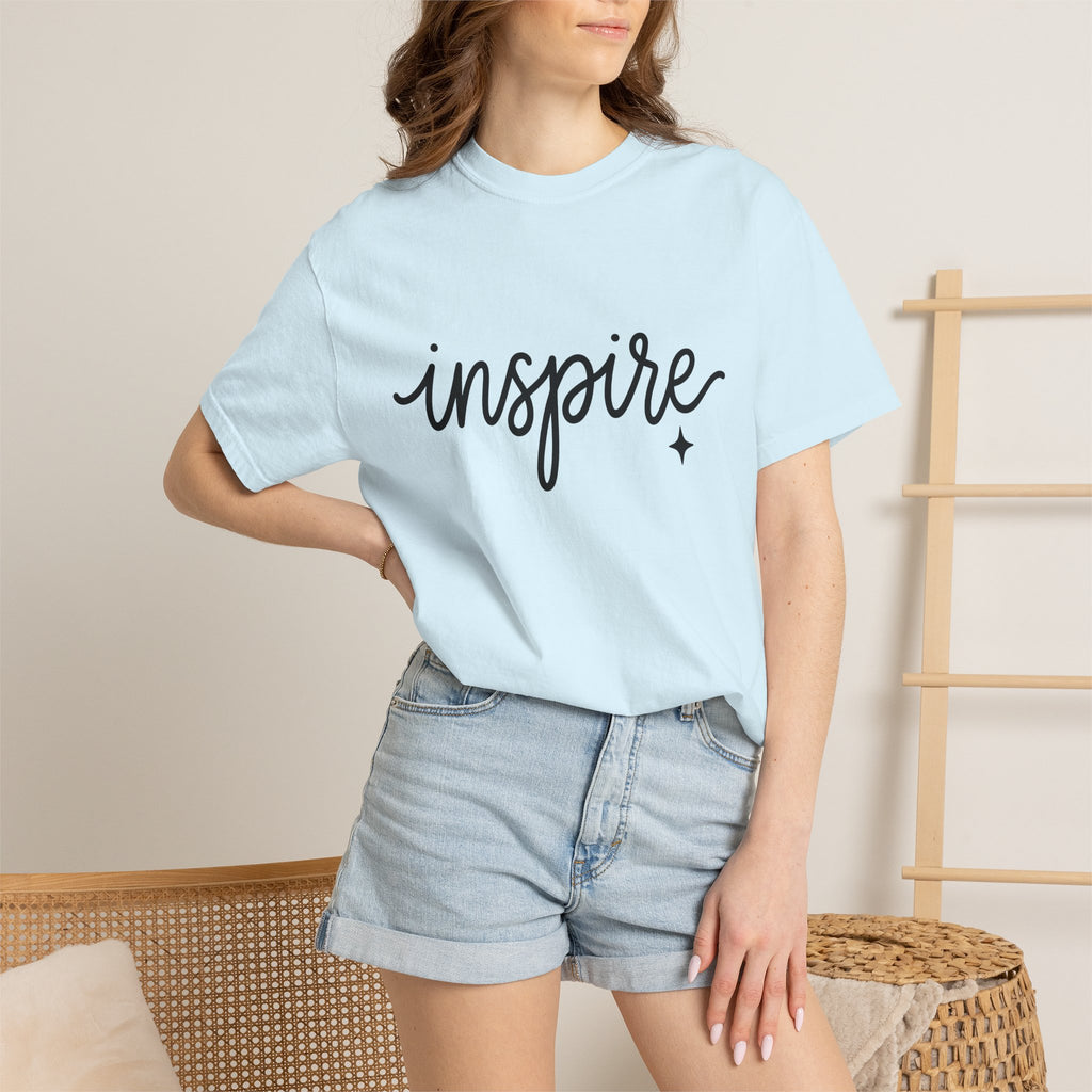 Uplifting Saying Shirt Teachers Inspiration Gift Women Sleek Tee Motivational T-Shirt Educator Enthusiast Modern Tshirt Motivational Graphic