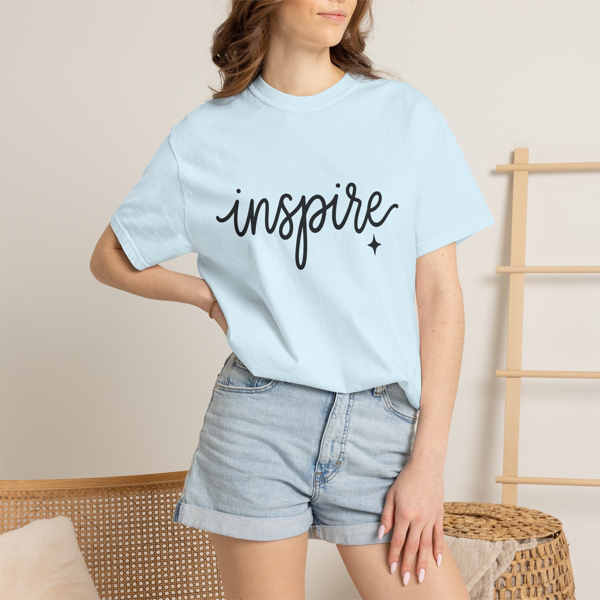 Uplifting Saying Shirt Teachers Inspiration Gift Women Sleek Tee Motivational T-Shirt Educator Enthusiast Modern Tshirt Motivational Graphic