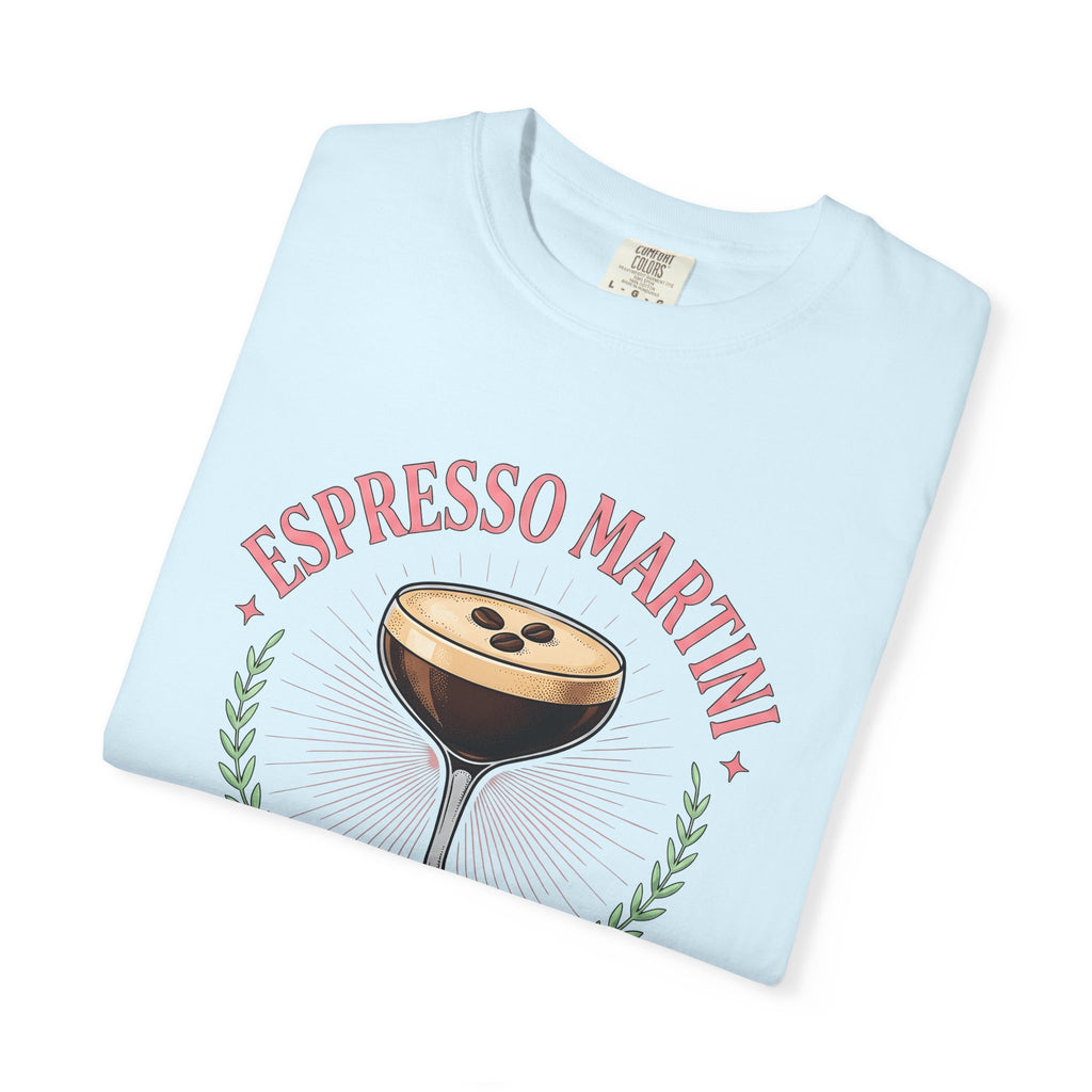 Espresso Martini Shirt Drinks Cocktail Gift Women Vintage Tee Martini T-Shirt Beverage Fan Retro Tshirt Mixed Drink Graphic Hand Drawn
